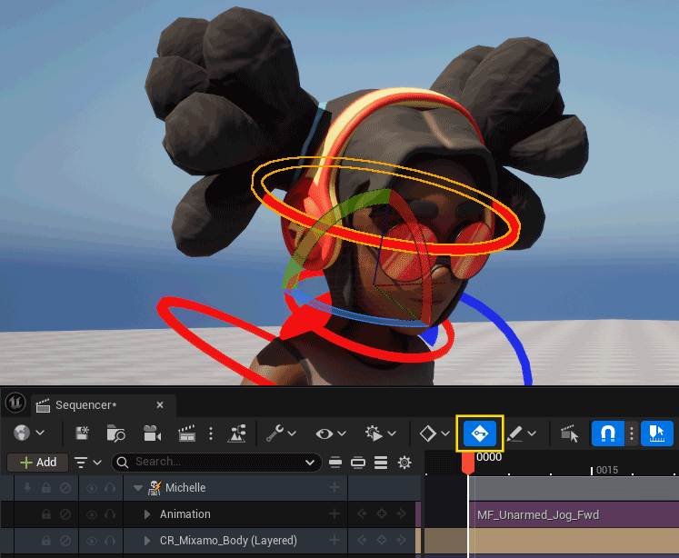 Editing the animation